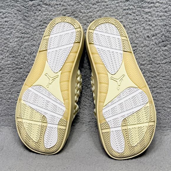 Nike Air Jordan Sophia Womens Size 11 Slide Sandals Team Gold White DO8863-701 - Picture 7 of 9